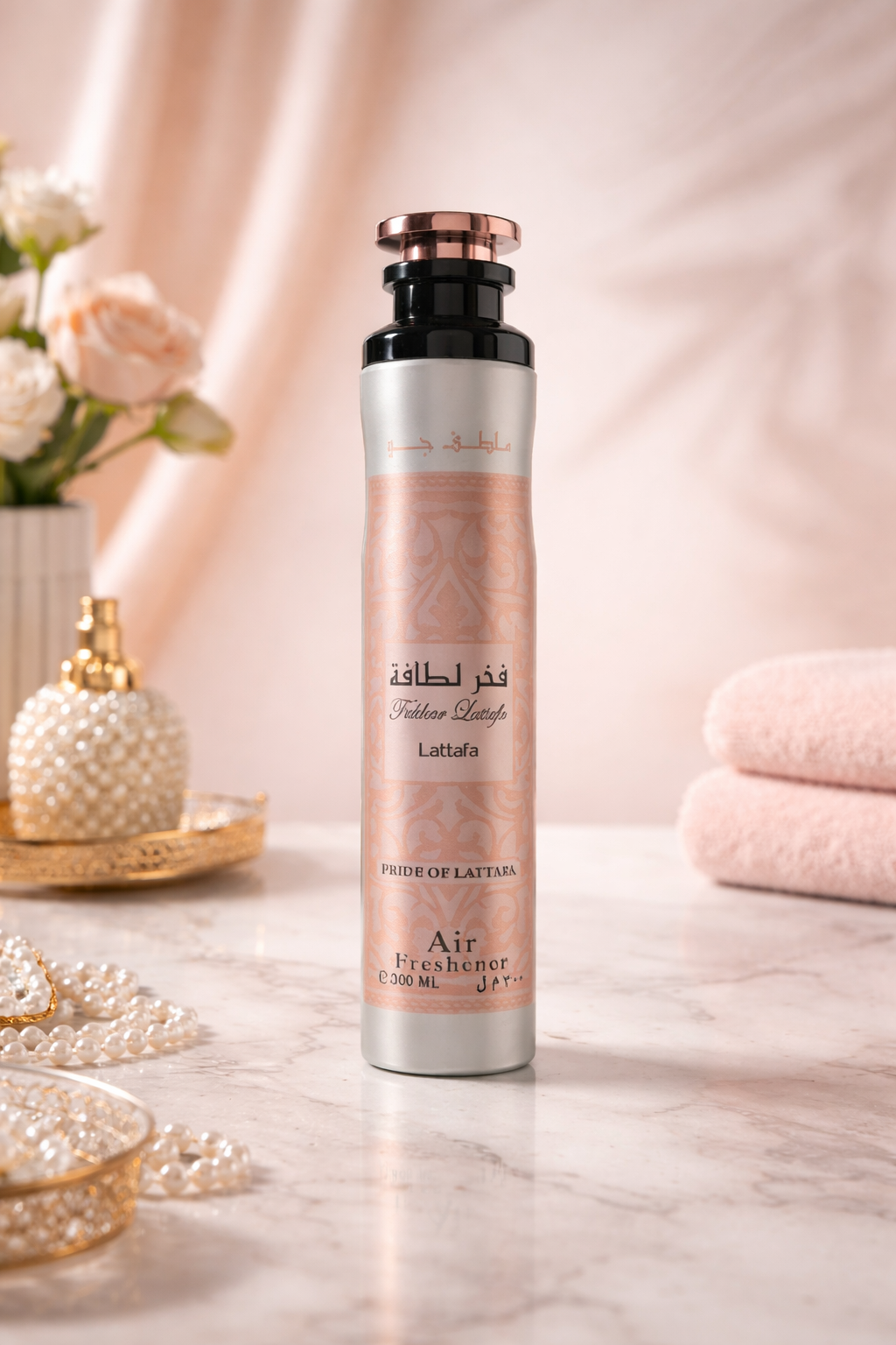 Lattafa Fakhar Rose Women Air Freshener 300ml geurnoot